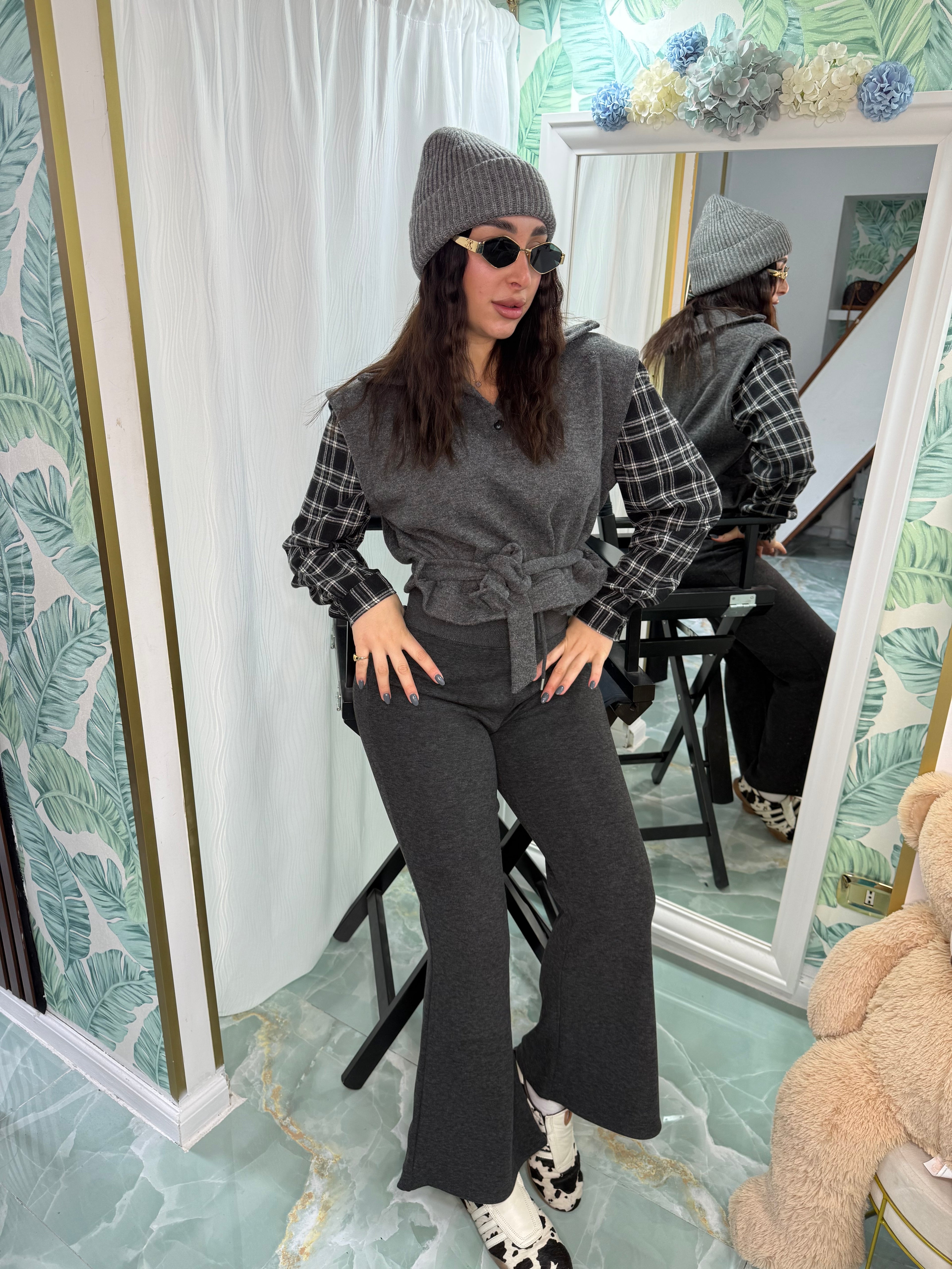 Maglioncino con camicia