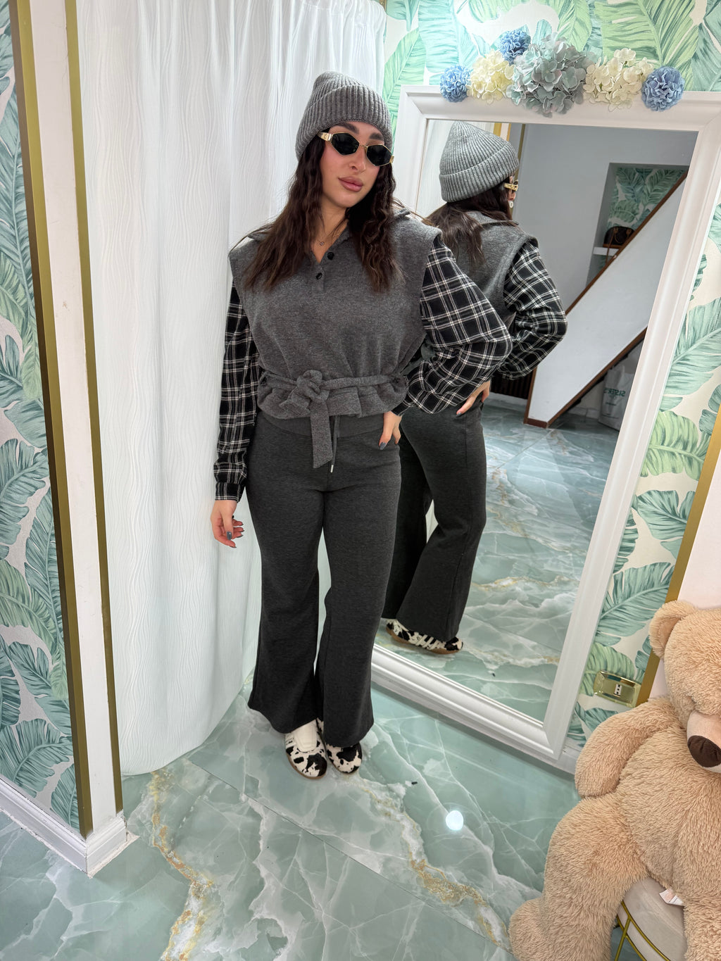 Maglioncino con camicia